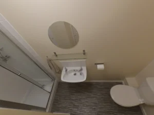 Room 6 shower room - Double with Private Bathroom, 1st Floor