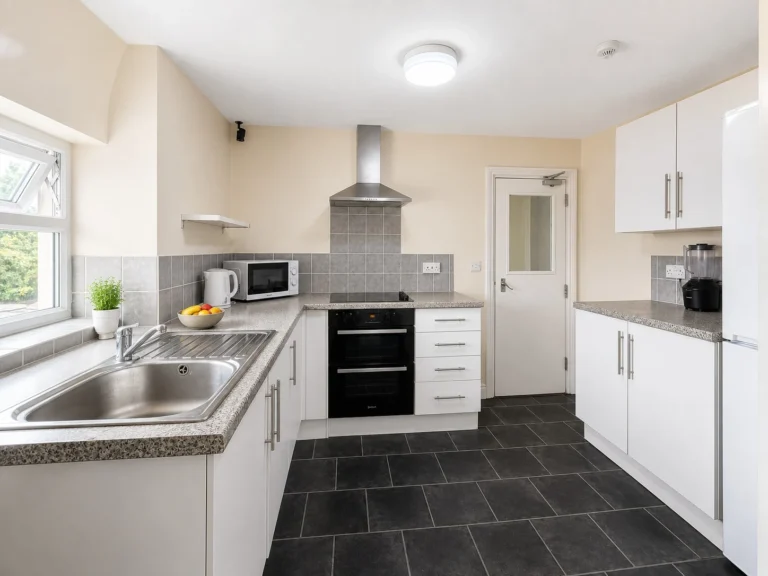 Shared kitchen - serves Rooms 7-9 & 17-18