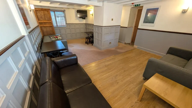 Shared lounge, second view - Rooms 1-18