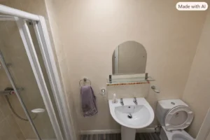 Room 2 en-suite bathroom - Double En-Suite, Ground Floor